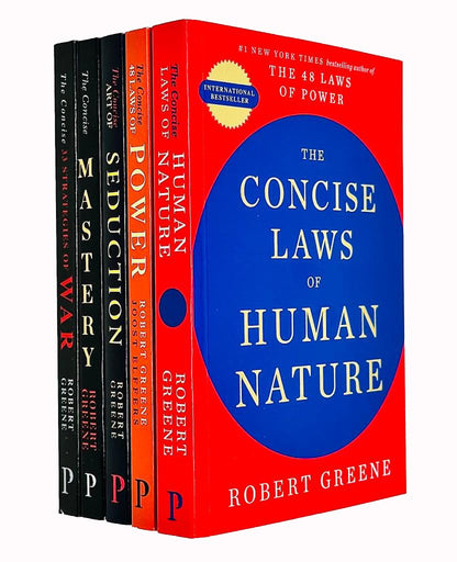 Robert Greene 6 Books Collection Set (Mastery, The Laws of Human Nature, The Daily Laws & 3 More)