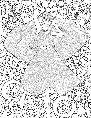 Fashion Adult Colouring Book for Adults | Beautiful Dresses, Runway Looks & Trendy Outfits to Colour for Relaxation, Mindfulness, Stress Relief & Creative Art Therapy