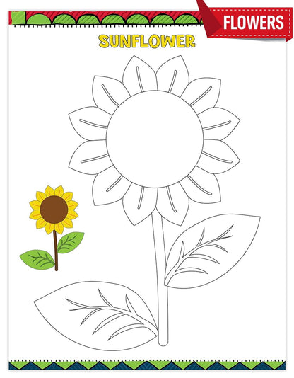 101 Colouring Book for Kids - Colour Drawing Book | Premium Quality Coloring Book | Ages: 2 - 6 Years | Two Brothers Publications