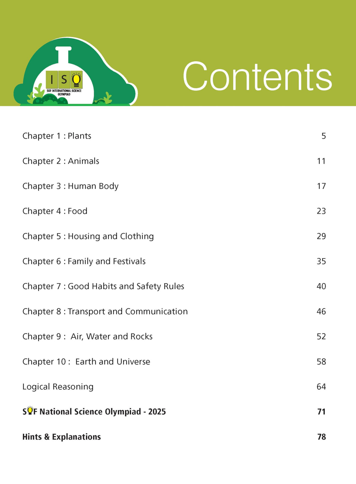 MTG International Science Olympiad (ISO) Workbook Class 2 - Chapter-wise MCQs, Quick Recap with Achievers Section - SOF Olympiad Books For 2026-27 Exam