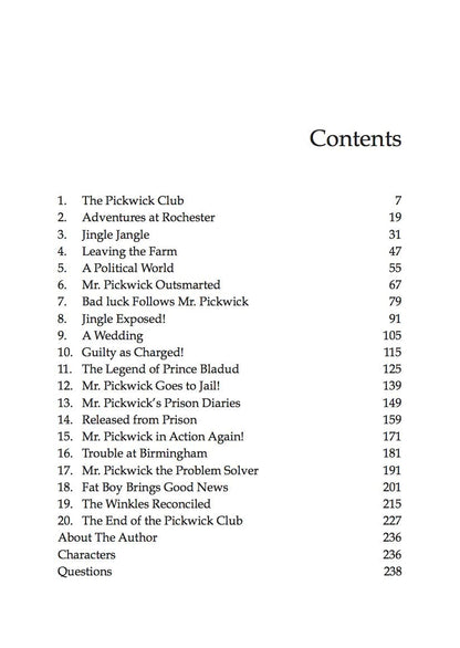 Children Classics - The Pickwick Papers: Illustrated Abridged Classics with Practice Questions (Om Illustrated Classics for Kids)