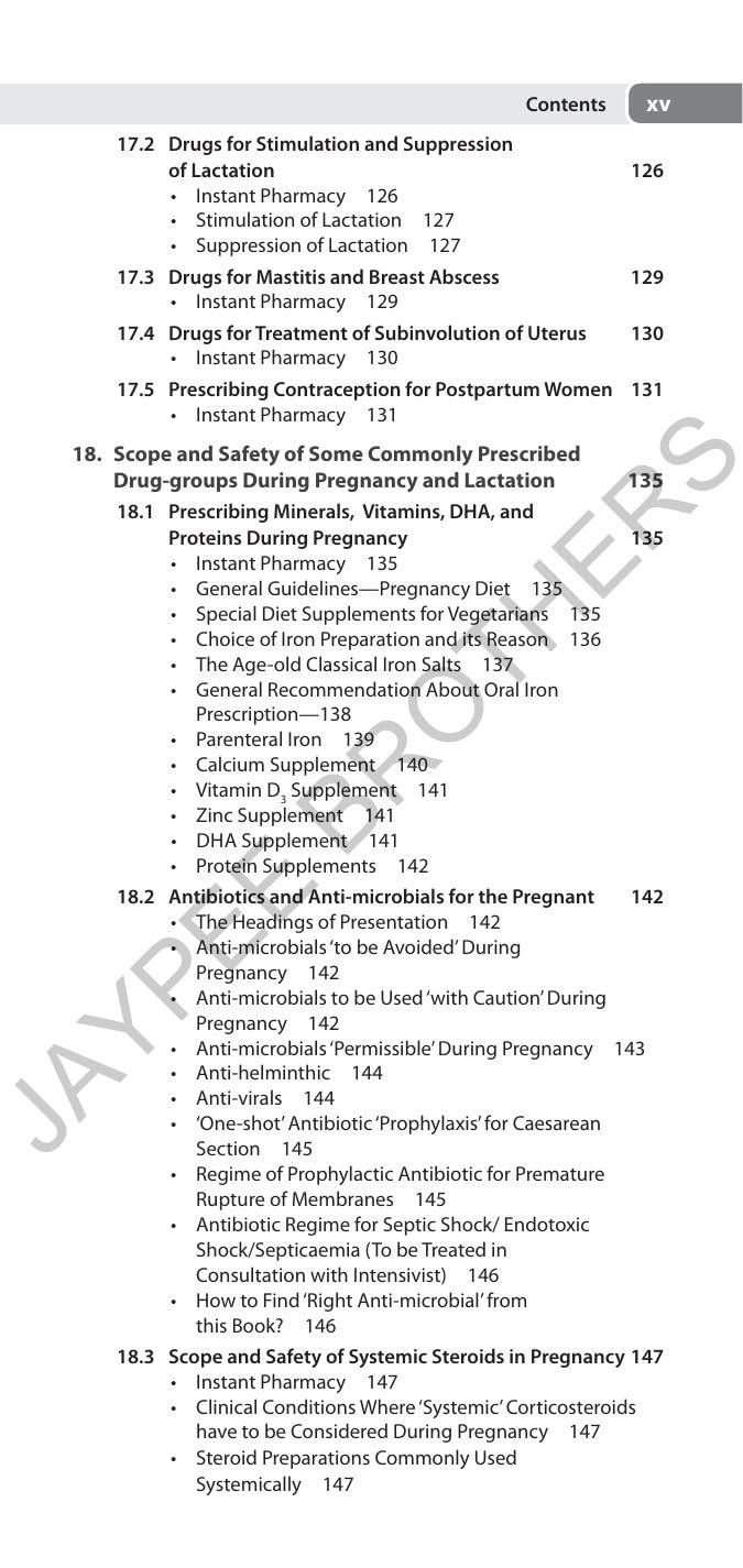 Drug Handbook in Obstetrics and Gynaecology, 4/E for Obstetricians, Gynecologists & OBG Postgraduates | Instant Pharmacy Guide to Pregnancy, Preeclampsia, Labour and Menopause Drug Therapy