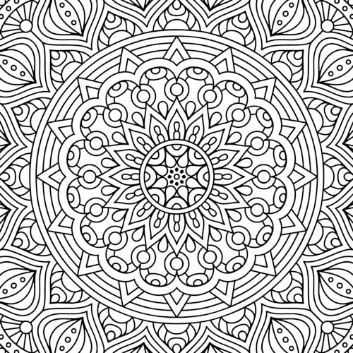 Refreshing Mandala Colouring Book for Adults Book 3 | Intricate Mandala Designs for Mindfulness, Relaxation & Creativity | High Quality Paper for Pens, Pencils & Markers