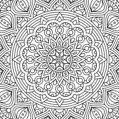 Refreshing Mandala Colouring Book for Adults Book 3 | Intricate Mandala Designs for Mindfulness, Relaxation & Creativity | High Quality Paper for Pens, Pencils & Markers