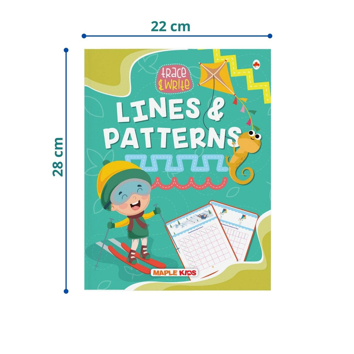 Lines and Curves - Pattern Writing - Writing Practice Book for Kids - 2 to 5 Years Old Kids - Learn and Practice - Tracing Book for Toddlers, Nursery, Pre School Children
