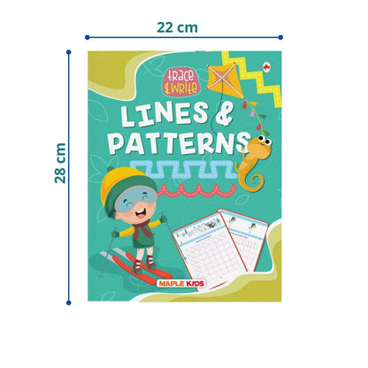 Lines and Curves - Pattern Writing - Writing Practice Book for Kids - 2 to 5 Years Old Kids - Learn and Practice - Tracing Book for Toddlers, Nursery, Pre School Children