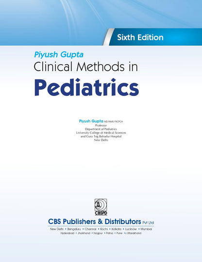 Clinical Methods In Pediatrics 6Ed (Pb 2025)