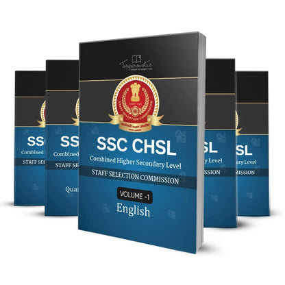 SSC CHSL Staff Selection Commission Combined Higher Secondary Level Exam Notes for Maths, English, General Studies & Reasoning Set of 5 Books in English, ToppersNotes Latest Edition