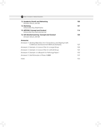 Basic Concepts in Medical Education - 2025