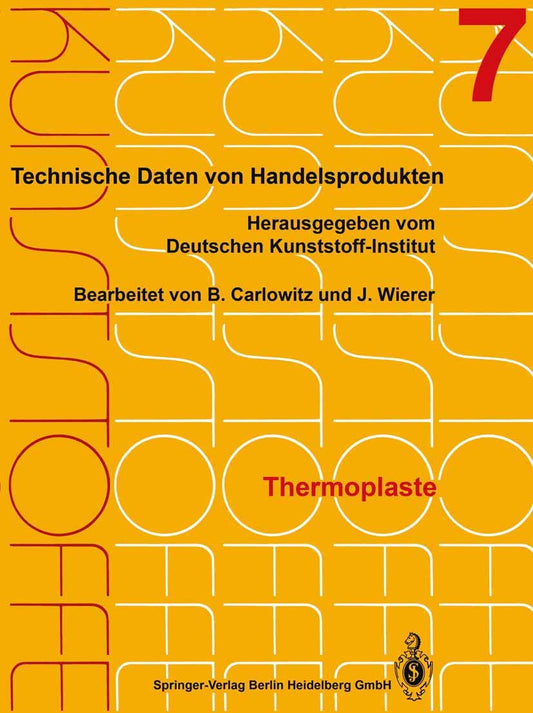 Thermoplaste: Merkblätter 2401–2800: 1-12 / 1-12 / 7 (Kunststoffe)