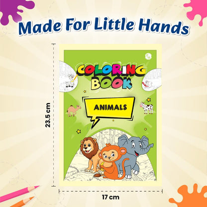 Set of 12 Colour Time Colouring Book for Kids, Fun Activity Book for Boys & Girls, Drawing Book for Kids 3-5 Years Old, Birthday & Return Gift