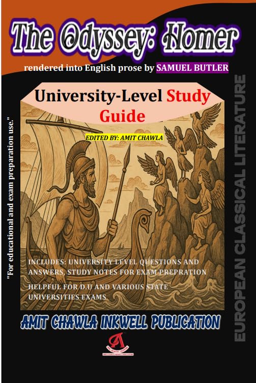 EUROPEAN CLASSICAL LITERATURE BA ENGLISH HONS. 1ST YEAR SEMESTER 1 DELHI UNIV. | THE ODYSSEY BY HOMER | STUDY GUIDE BY AMIT CHAWLA