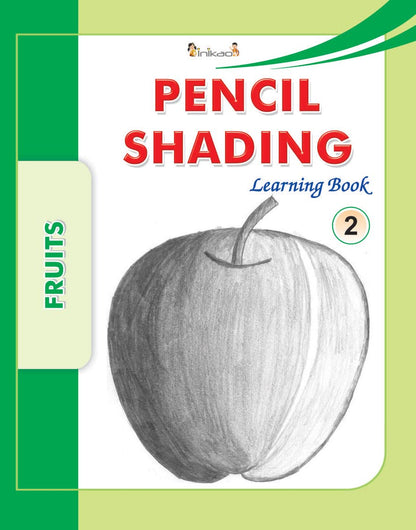 Inikao's Pencil Shading Adventures for Kids: Beginner's Guide Collection | Animals, Fruits, Nature | 4-Book Set (Step by Step Activity Book on Draw and Colouring)