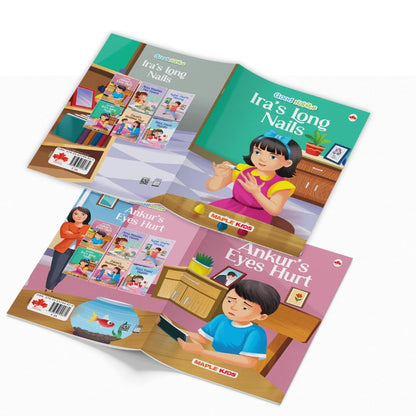 Story Books for Kids - Good Habits (Illustrated) (Set of 6 Books)- Bedtime Stories - Early Learning for Kids - Age 3+ - Read Aloud to Infants, Toddlers