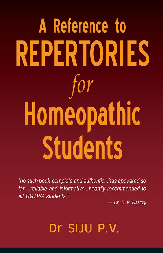 A REFERENCE TO REPERTORIES FOR HOM.STUDENTS book cover
