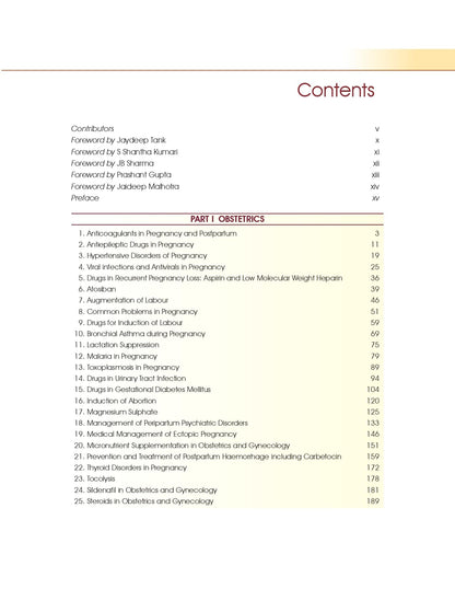 Drugs In Obstetrics And Gynecology A Practical Approach Part I Obstetrics (Pb 2025)