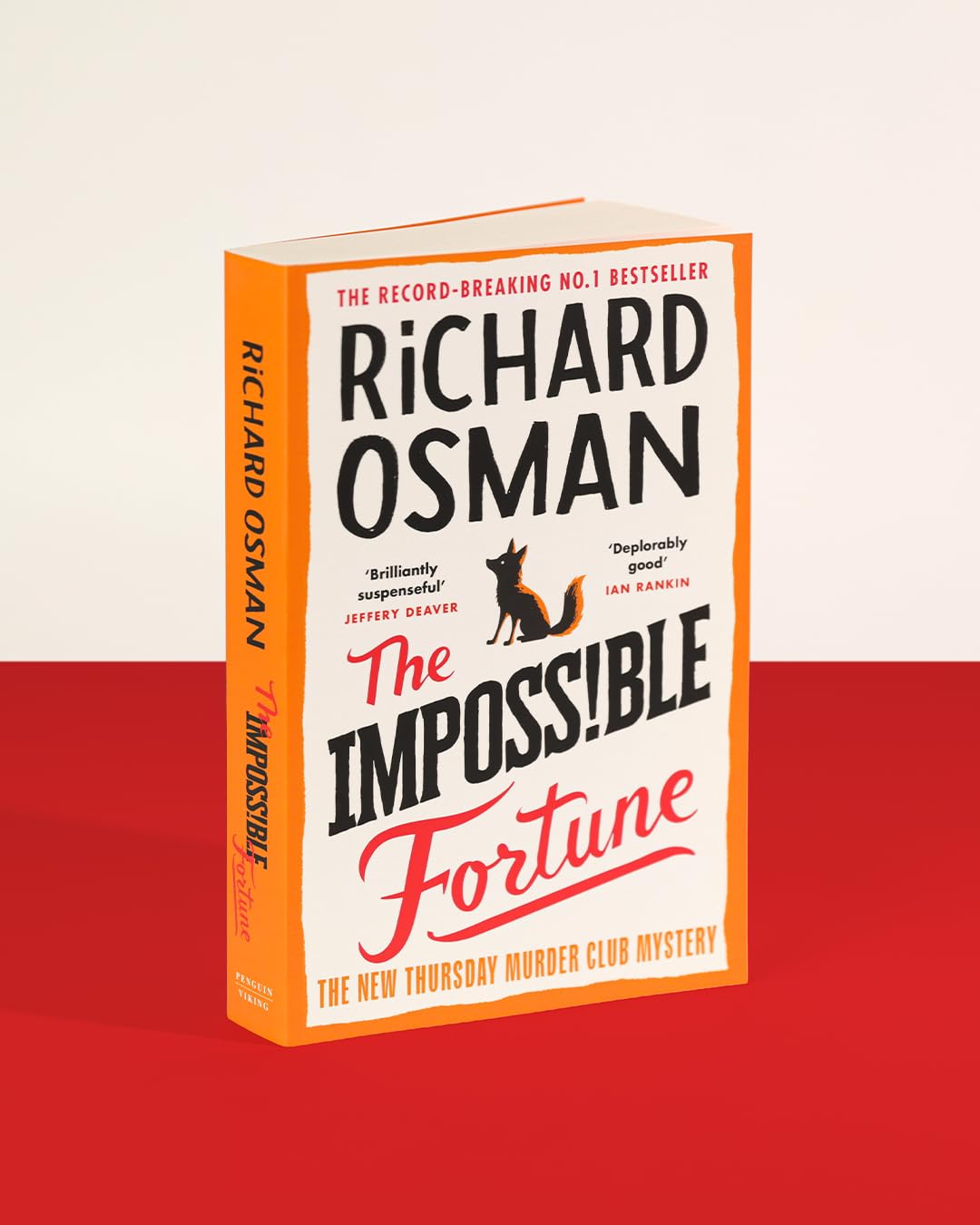 Back cover of The Impossible Fortune novel showing book summary and blurb