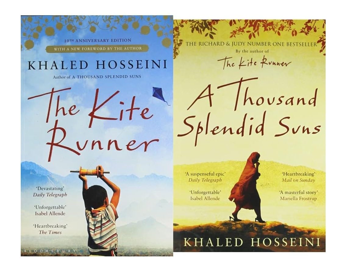 The Kite Runner & A Thousand Splendid Suns | 2 Books Combo | Emotional Historical Fiction Novels on Friendship, Family, Love, Redemption and Human Relationships