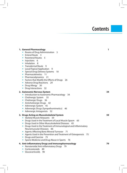 Pharmacology for Physiotherapy Students, 4/E | Thoroughly Revised BPT Textbook with Flowcharts, Compare & Contrast Tables and Mnemonics for Musculoskeletal & Drug Therapy Topics