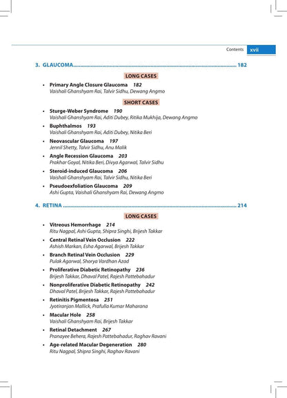 Ophthalmology Clinics-I for Postgraduates, 2/E for MS, MD and DNB Ophthalmology Residents | 32 Long Cases and 48 Short Cases with Clinical Approach, Differential Diagnosis and Instruments Chapter: 1