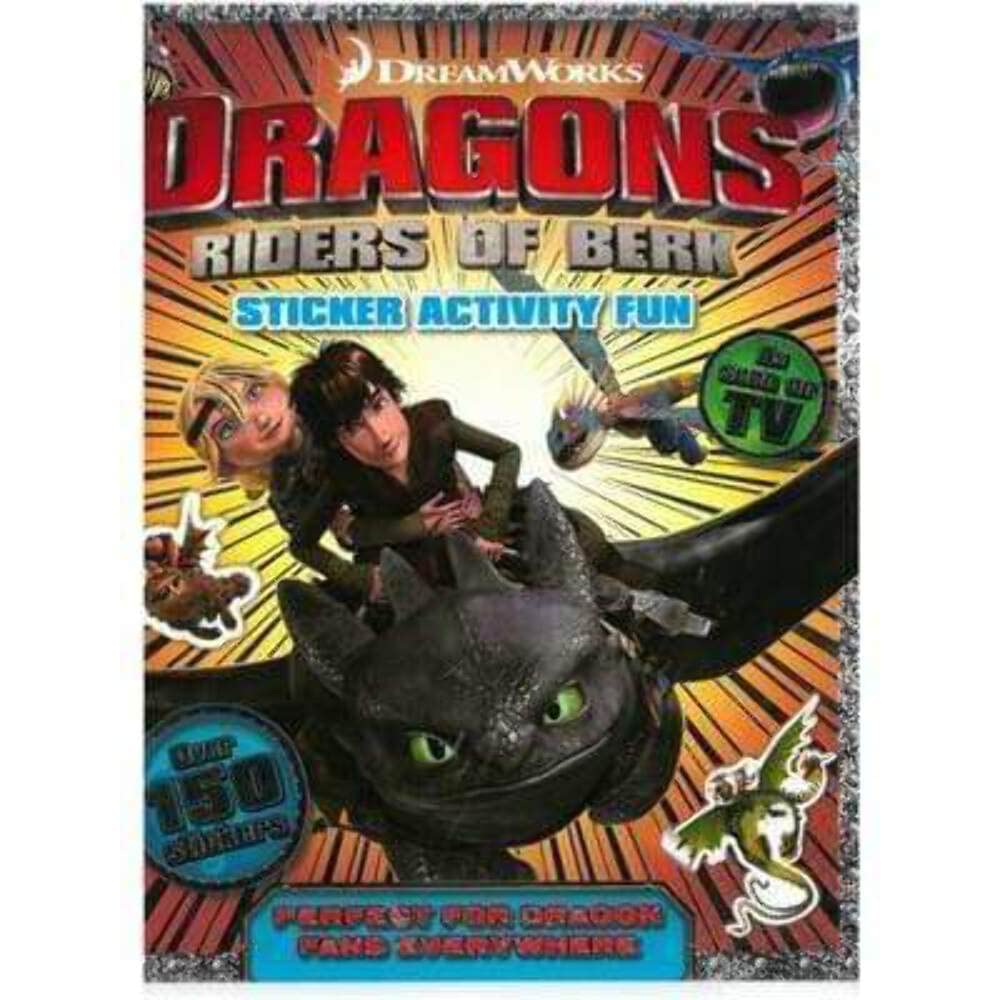 Dragons Riders of Berk Sticker Activity book cover