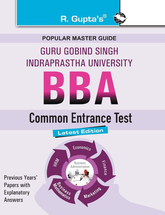GGSIPU: BBA Common Entrance Test (CET) Guide by RPH Editorial Board (Author) book cover
