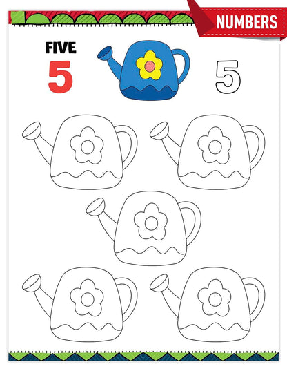 101 Colouring Book for Kids - Colour Drawing Book | Premium Quality Coloring Book | Ages: 2 - 6 Years | Two Brothers Publications