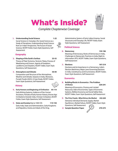 Arihant All in One Social Science (Understanding Society: India and Beyond – Part I) Class 9 for CBSE Exam 2026-27 | NCERT Based Complete Theory, Practice Exercises, CBQs, Sample Papers & Mind Maps