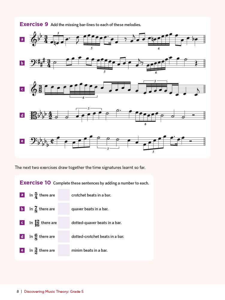 Discovering Music Theory, The ABRSM Grade 5 Workbook (Theory workbooks (ABRSM))