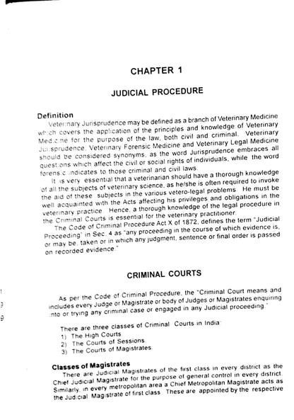 Veterinary Jurisprudence - 8th Edition-2022 [Hardcover] S.N.Sharma; A.K.Gahlot; R.K.Tanwar and A.P.Singh