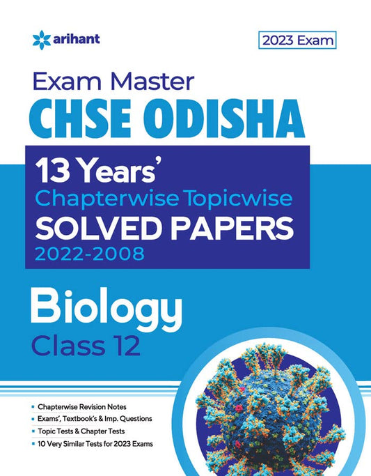 Exam Master CHSE Odisha Biology Class 12 2022-23 book cover