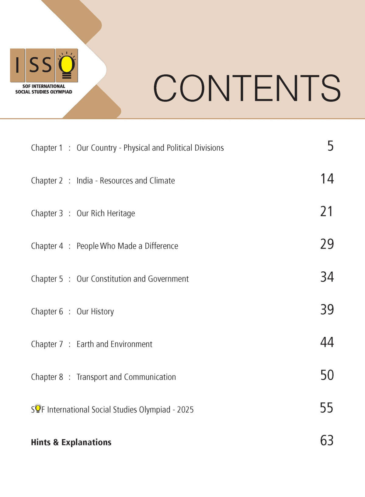 MTG International Social-Studies Olympiad (ISSO) Workbook Class 4 - Chapter-wise MCQs with Achievers Section - SOF Olympiad Books For 2026-27 Exam