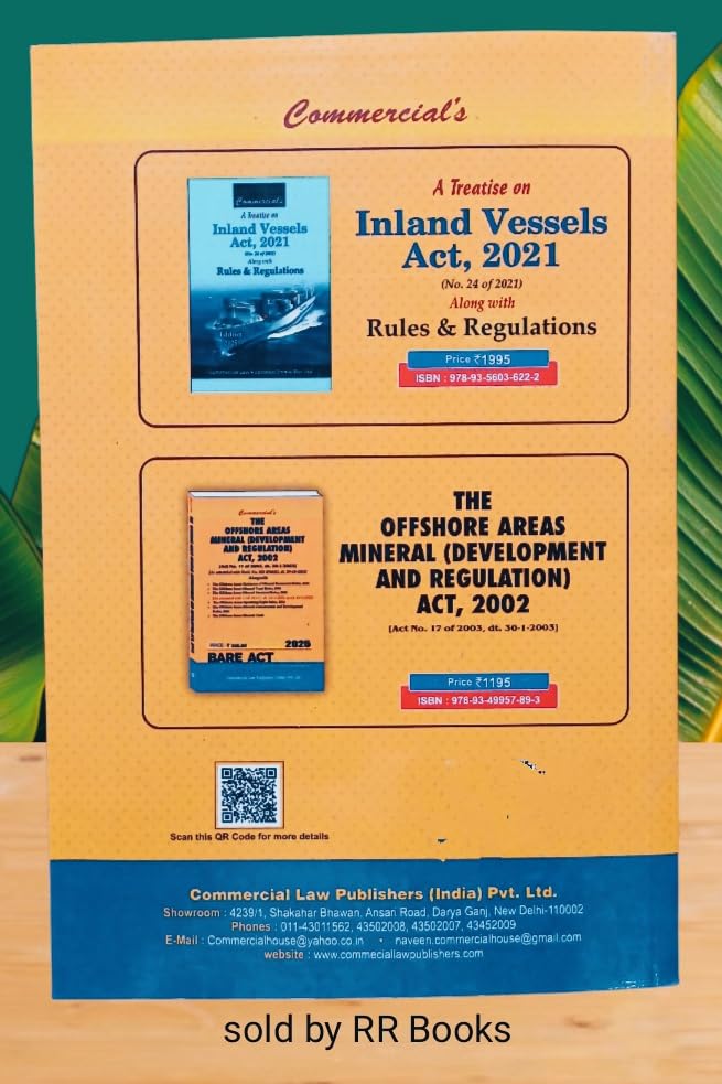 The Mines & Minerals (Development & Regulation) Act, 1957 (MMDR Act) with Mineral Concession Rules, Mineral Conservation & Development Rules, Offshore ... Short Comments | Commercial's 2026 Edition