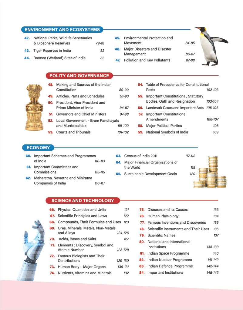 Arihant Crackmaster Static GK | Art & Culture, History, Geography, Environment, Polity, Economy, Science & Tech | For SSC, Railways, Banking, NDA/CDS, Police & Competitive Exams | English Medium