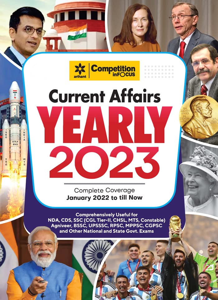 Current Affairs Yearly 2023 English book cover