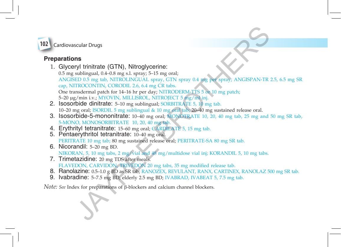 Pharmacological Classification of Drugs with Doses and Preparations, 7/E for MBBS Students & NEET PG | Ready Reckoner of Drug Classification Charts, Doses, Brand Names and Complimentary Drug Atlas: 1