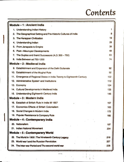 Neeraj NIOS Class 12 History N 315 ChapterWise Reference Book Including Many Solved Sample Papers Based On National Institute Of Open Schooling