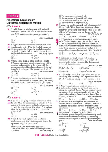 Arihant 8 Years JEE Main Physics PYQ Book 2027 | Chapterwise, Topicwise & Levelwise 3000+ MCQs| NTA Authenticated Answers, Chapter Weightage, Revision Questions & Topicwise Worksheets