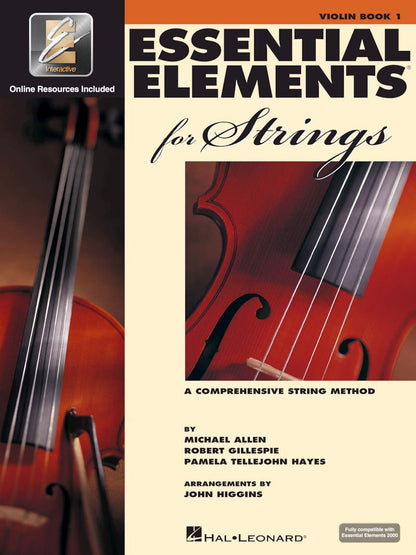 Essential Elements for Strings – Violin Book 1 with EEi Online Resources | Violin Method Book and Sheet Music for Students and Teachers | Comprehensive String Method – Newer 2025 Edition Available 