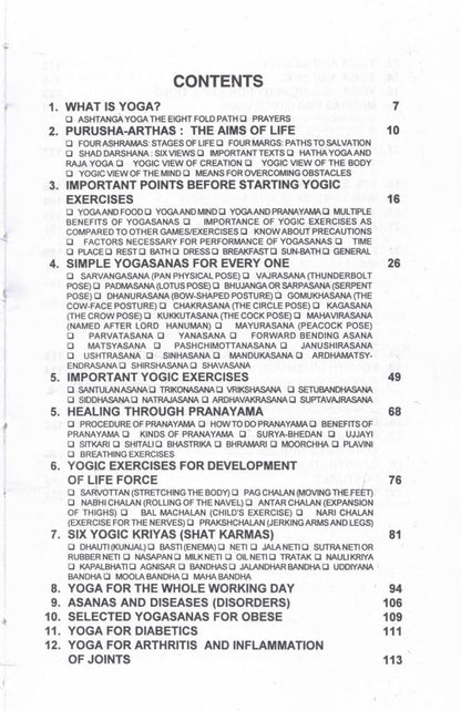 Yoga for All Book | Simple Yogic Exercises for All Age Groups | Beginner-Friendly Yoga Guide for Health & Wellness