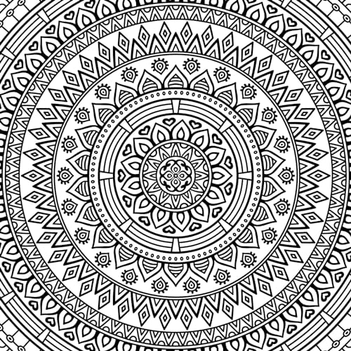 Refreshing Mandala Colouring Book for Adults Book 3 | Intricate Mandala Designs for Mindfulness, Relaxation & Creativity | High Quality Paper for Pens, Pencils & Markers