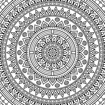 Refreshing Mandala Colouring Book for Adults Book 3 | Intricate Mandala Designs for Mindfulness, Relaxation & Creativity | High Quality Paper for Pens, Pencils & Markers