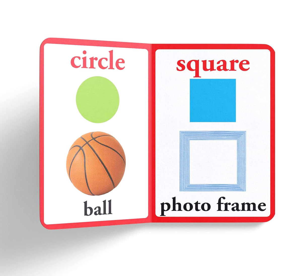 Shapes – Early Learning Board Book with Large Font: Brightly Illustrated Shape Recognition Book for Kids | Big Board Books Series for Babies, Toddlers & Preschoolers | Learn Basic Shapes with Bold Text & Clear Pictures | Ages 0–5 Years