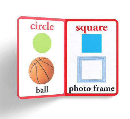 Shapes – Early Learning Board Book with Large Font: Brightly Illustrated Shape Recognition Book for Kids | Big Board Books Series for Babies, Toddlers & Preschoolers | Learn Basic Shapes with Bold Text & Clear Pictures | Ages 0–5 Years