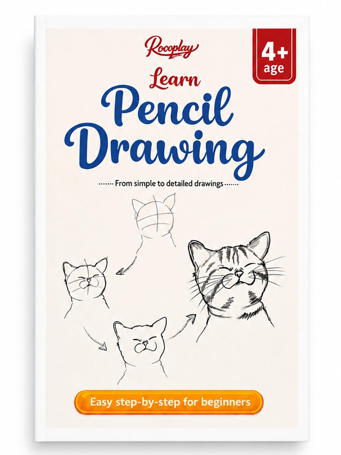 Learn Pencil Drawing Book, Step-by-Step Guide for Beginners, Shading and Blending, Ages 4+: 1 (Pencil Drawing beginner)