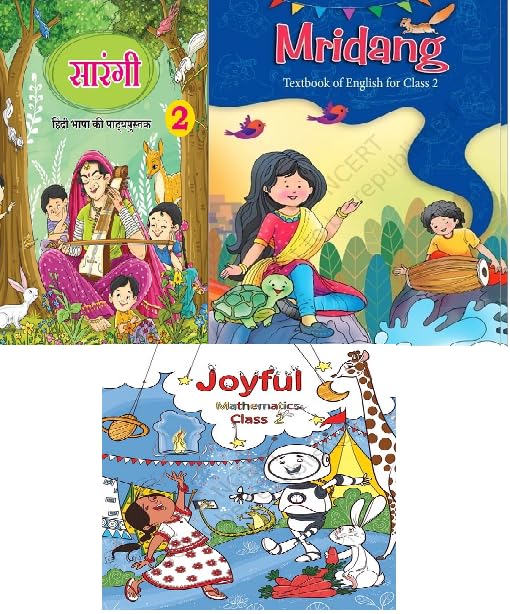 Class 2 Textbook MRIDANG & JOYFUL MATHEMATICS & ?????? [ 3 book set ] new edition 2023 ncert book