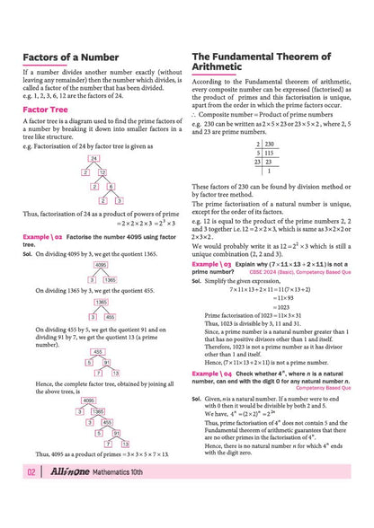Arihant All in One Mathematics Class 10 for CBSE Exam 2026-27 | NCERT Based Complete Theory, Practice Exercises, CBQs, A-R, Sample Papers & Mind Maps | Revised Edition as per Latest Syllabus