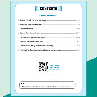 PW New NCERT Class 9 Maths Ganita Manjari Part 1 Textbook Solutions with Mind Maps 2026-27 | Revision Book, Solved NCERT Intext Solutions and End Exercises