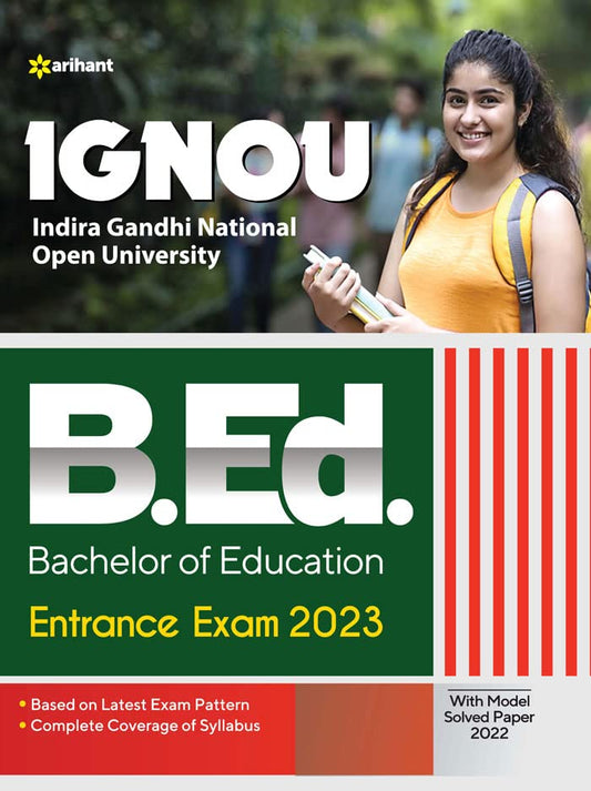 IGNOU B.ed Entrance Exam Solved Papers 2023 book cover