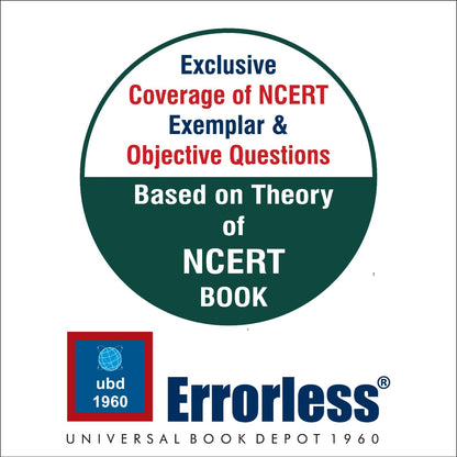UBD1960 Errorless Physics for NEET as per NMC (Paperback+Smart E-book)Updated New Edition 2027 (2 volumes) Original Errorless Self Scorer Book with Trademark Certificate